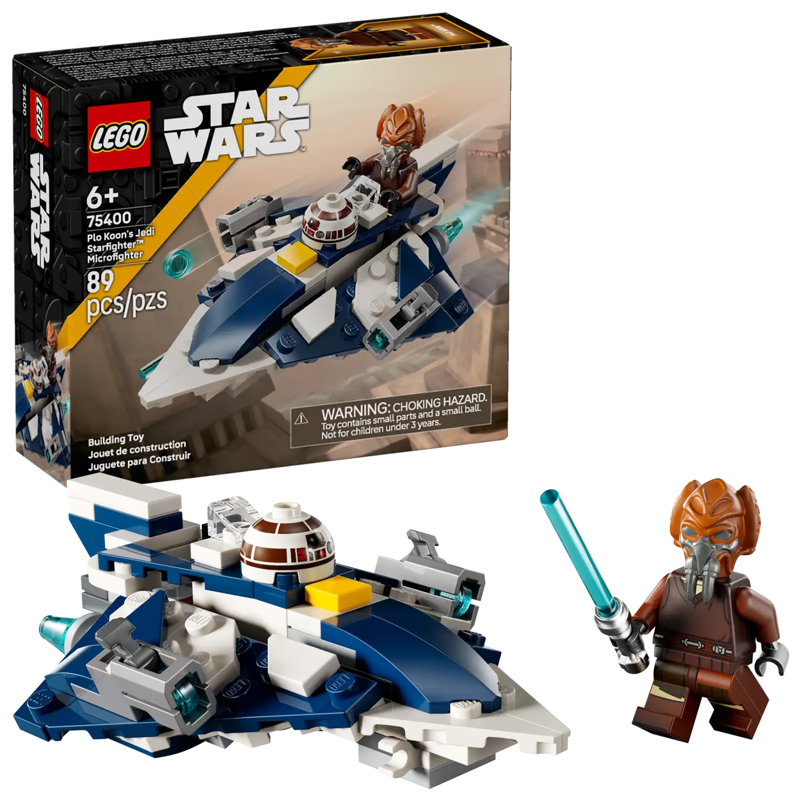 LEGO Star Wars Plo Koon's Jedi Starfighter™ Microfighter Set (75400)