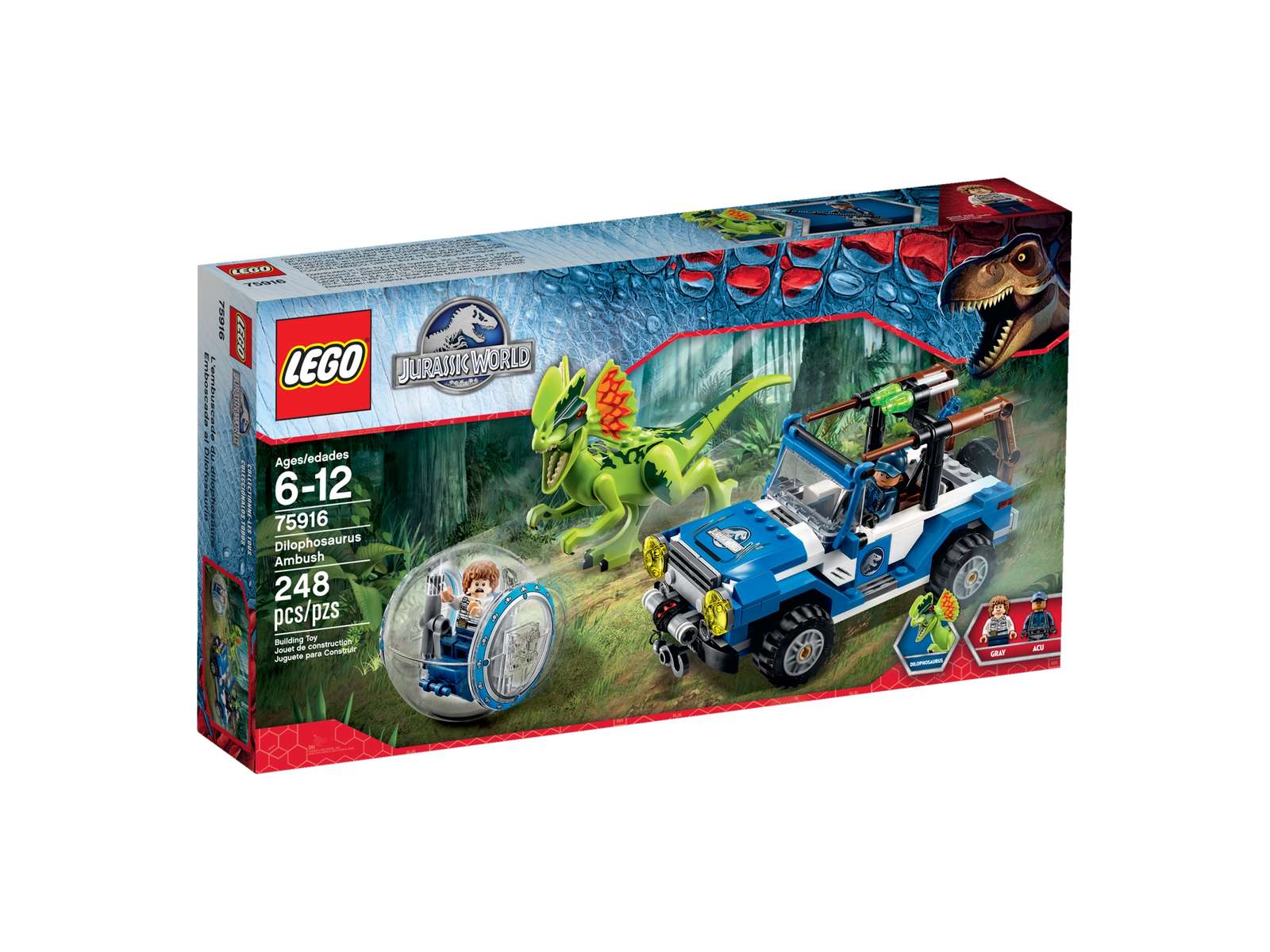 Dilophosaurus Ambush - LEGO Jurassic World Set (75916)