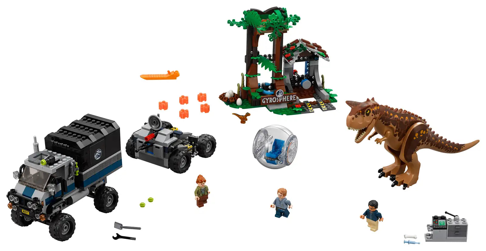 Carnotaurus Gyrosphere Escape - LEGO Jurassic World Set (75929)