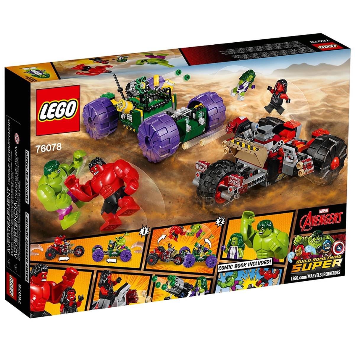 Hulk vs. Red Hulk - LEGO Marvel Super Heroes Set (76057) [RETIRED]