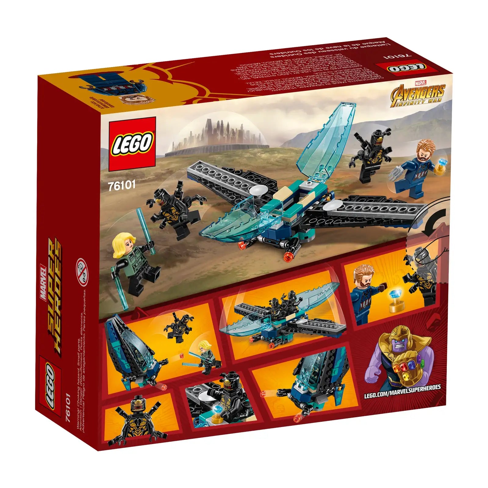 LEGO Marvel Outrider Dropship Attack Set (76101)
