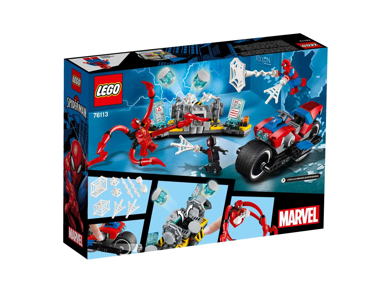 LEGO Marvel Spider-Man Bike Rescue Set (76113)