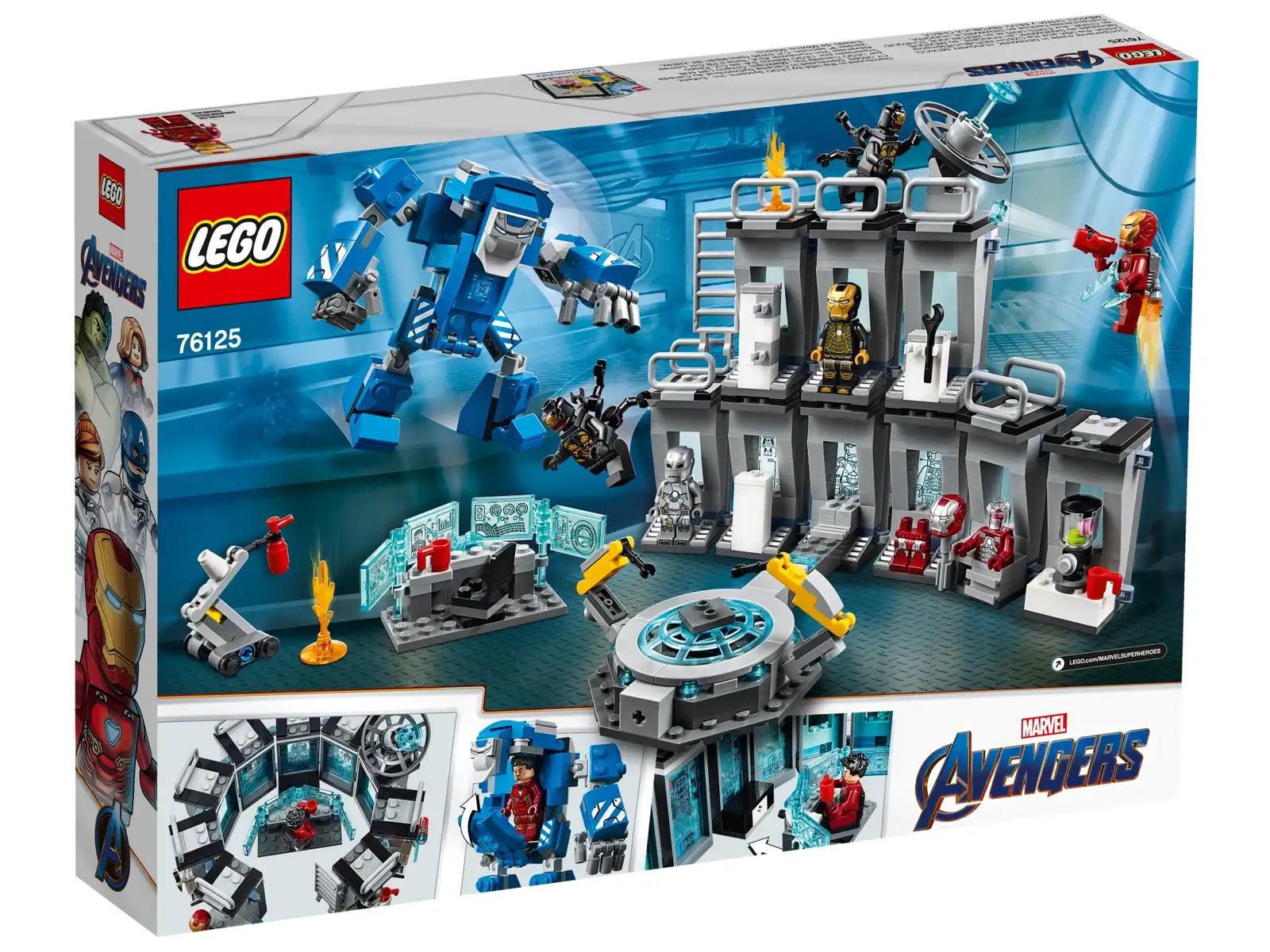 LEGO Marvel Iron Man Hall of Armor Set (76125)