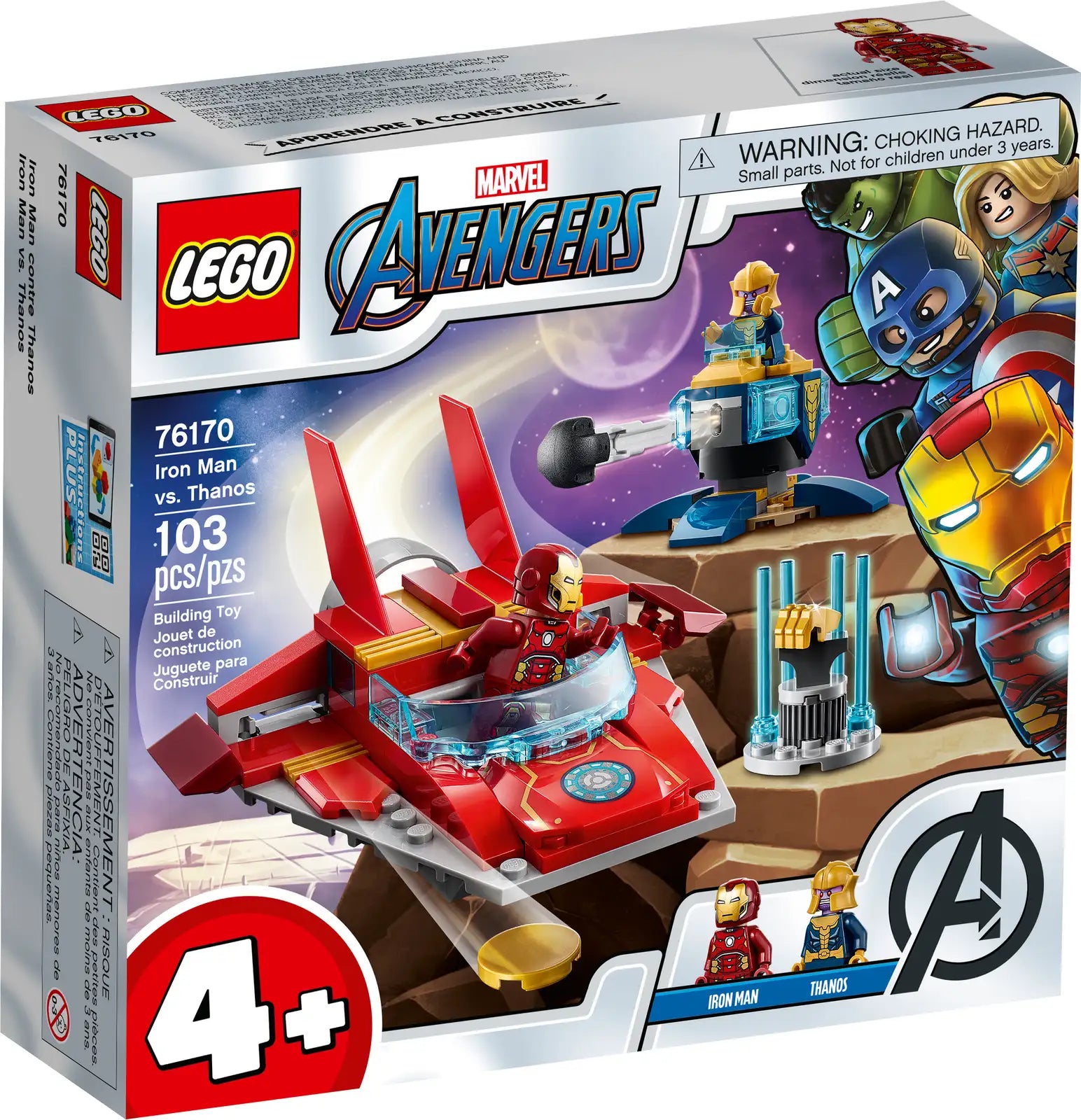 LEGO Marvel Iron Man vs. Thanos Set (76170)