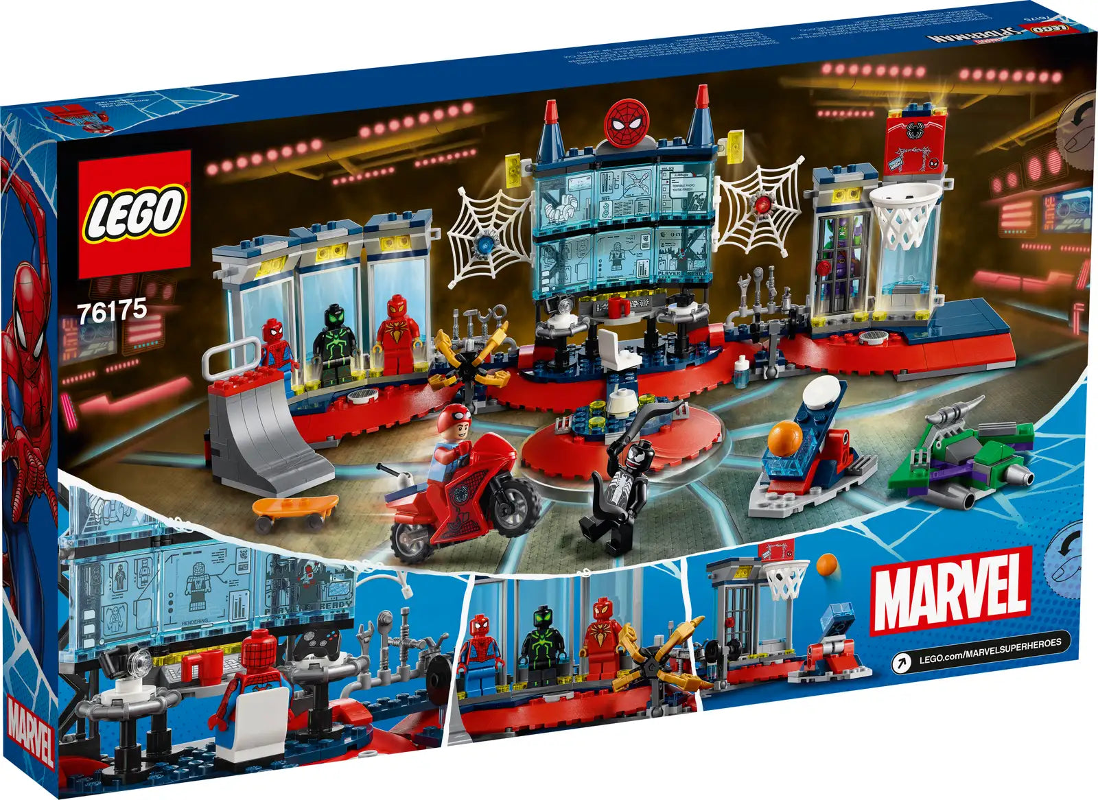 LEGO Marvel Attack on the Spider Lair Set (76175)