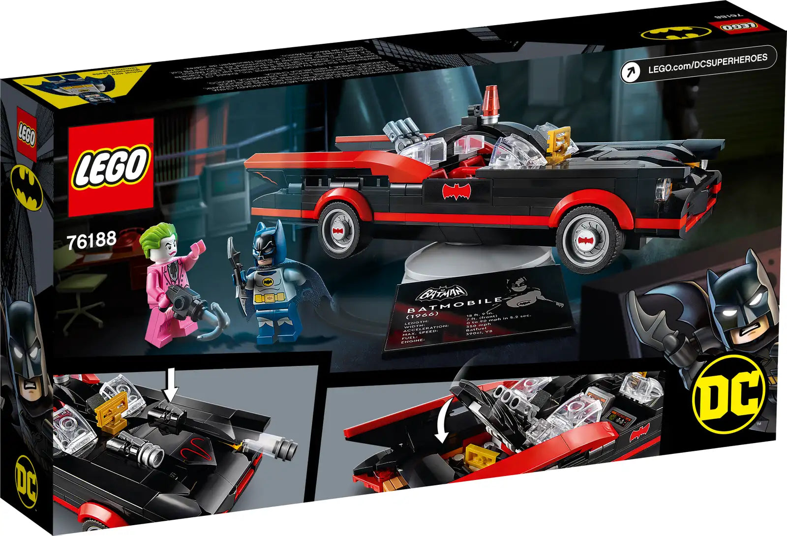 LEGO DC Comics Batman™ Classic TV Series Batmobile™ Set (76188)