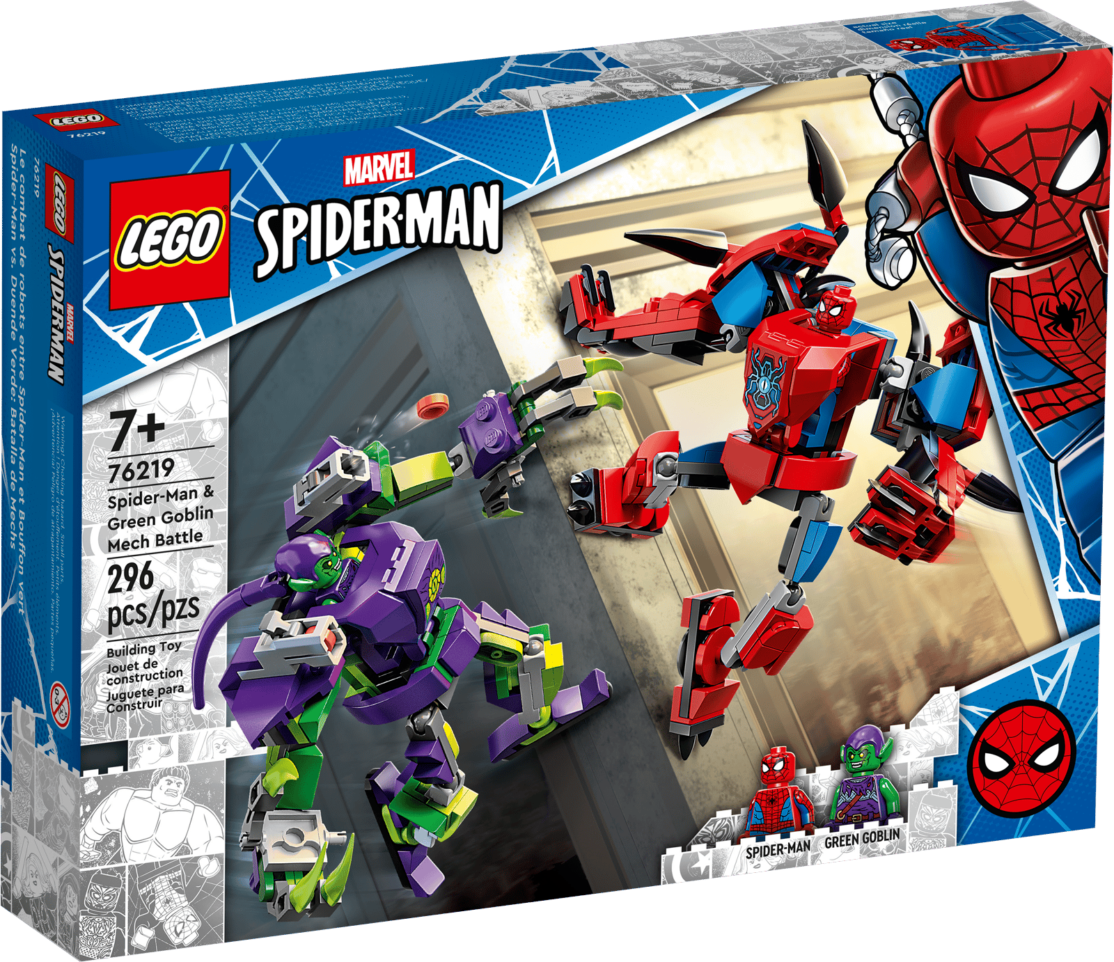 LEGO Marvel Spider-Man & Green Goblin Mech Battle Set (76219)