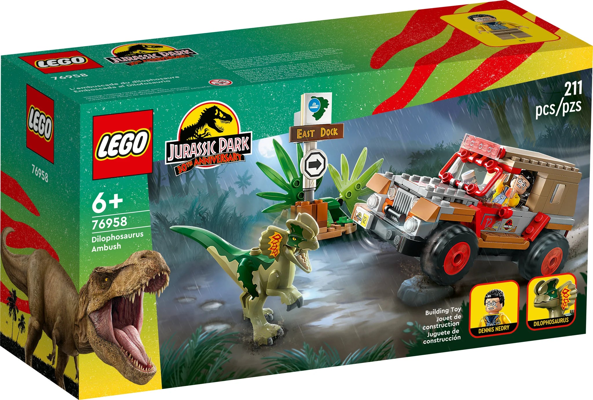 Dilophosaurus Ambush - LEGO Jurassic Park Set (76958)