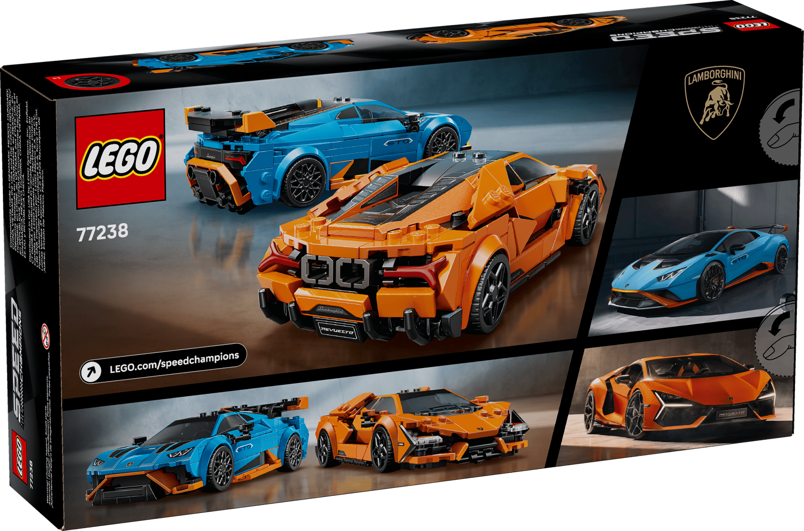 LEGO Speed Champions Lamborghini Revuelto & Huracán STO Set (77238)