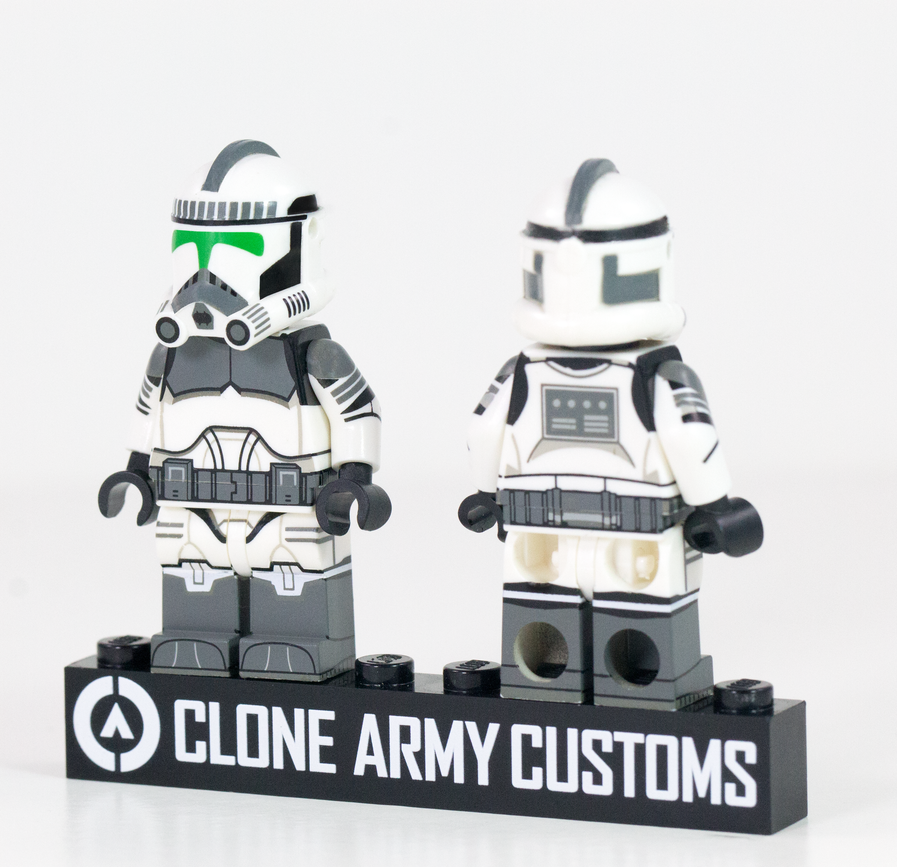 P2 Shock Gray Jet Trooper - Custom Star Wars Minifig made using LEGO bricks