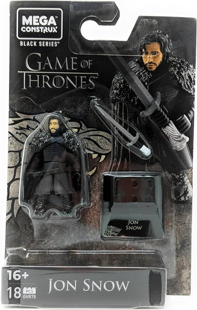 Jon Snow - Mega Construx Game of Thrones Black Series Figure Pack