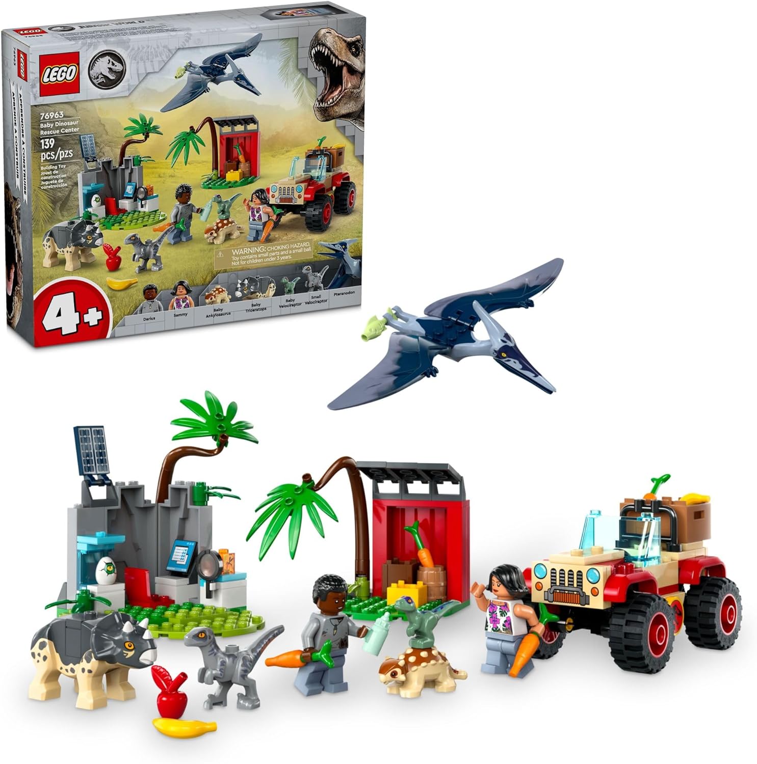 LEGO Jurassic World Baby Dinosaur Rescue Center Set (76963)