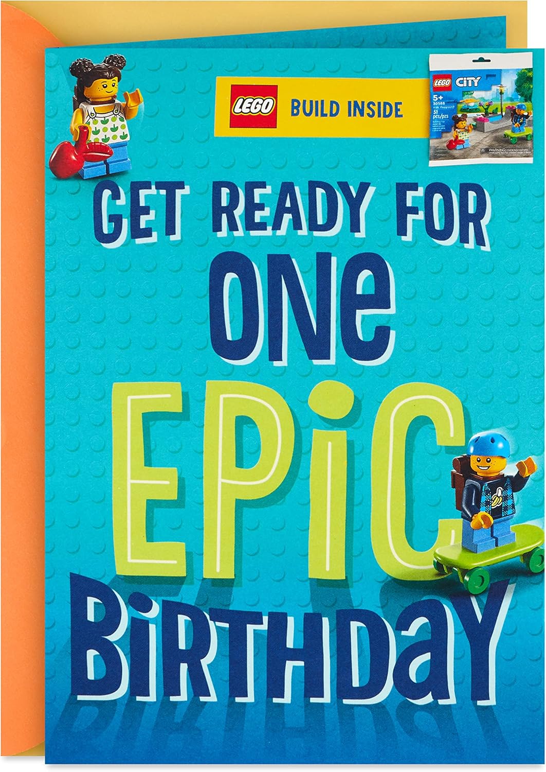 LEGO Hallmark City Card with 30588 Polybag included