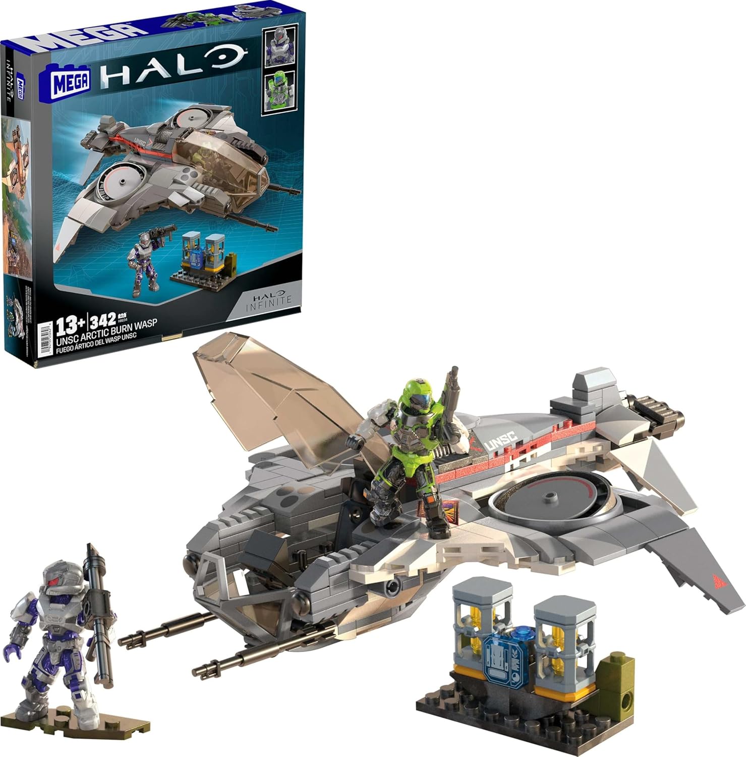 HALO Mega Construx UNSC Arctic Burn Wasp Set (HXL04)