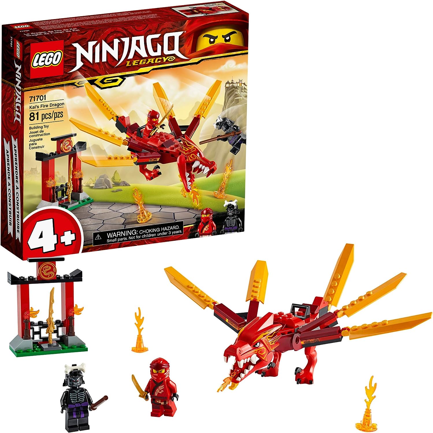 LEGO Ninjago Kai's Fire Dragon Set 71701