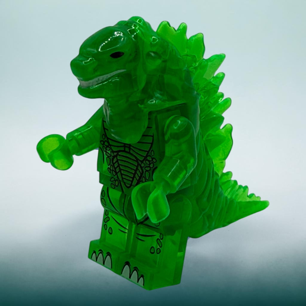 Trans-Green Godzilla Minifig