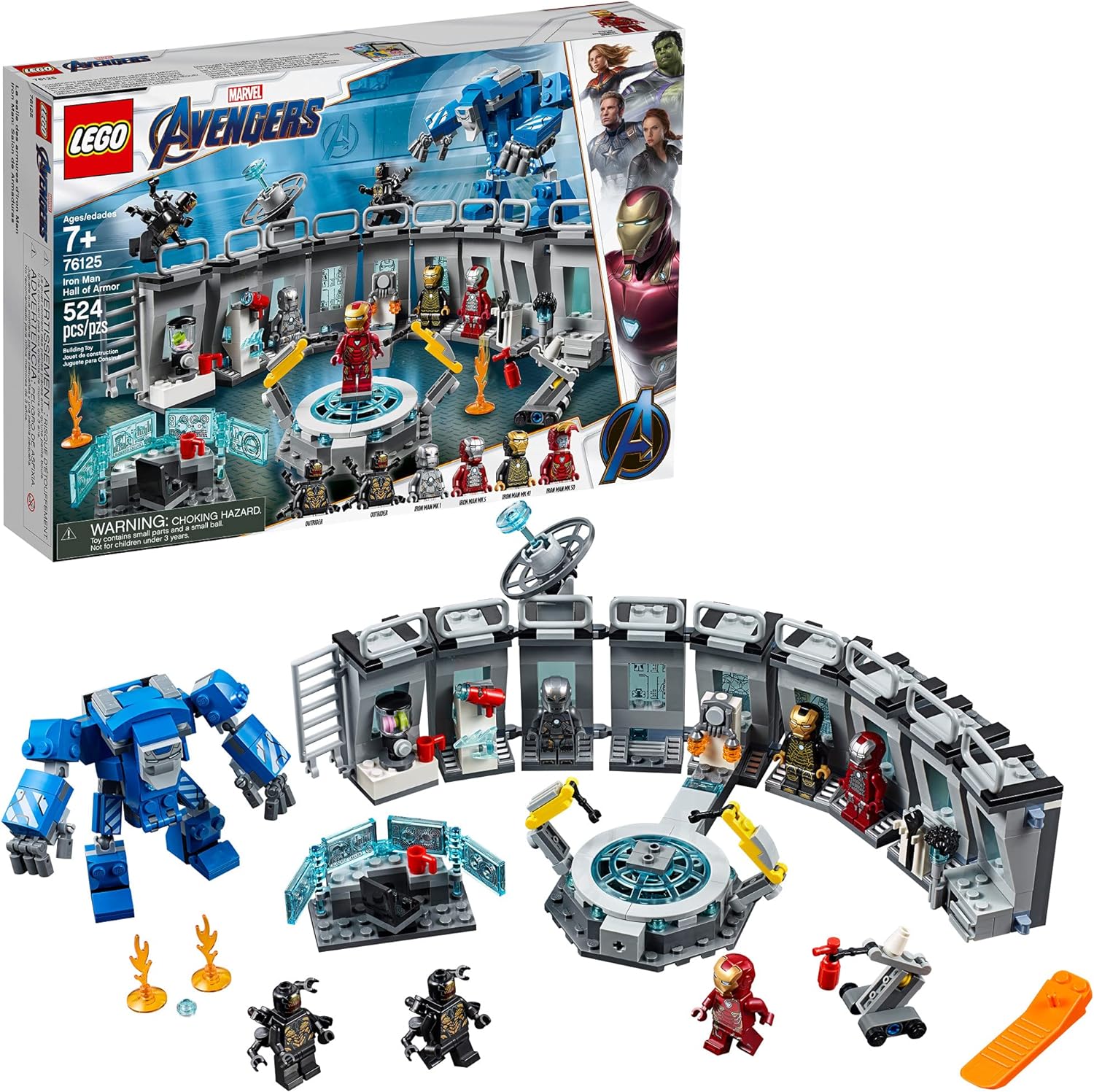 LEGO Marvel Iron Man Hall of Armor Set (76125) [RETIRED]