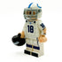 #18 QB Indy Football Player Minifig made using LEGO parts - B3 Customs
