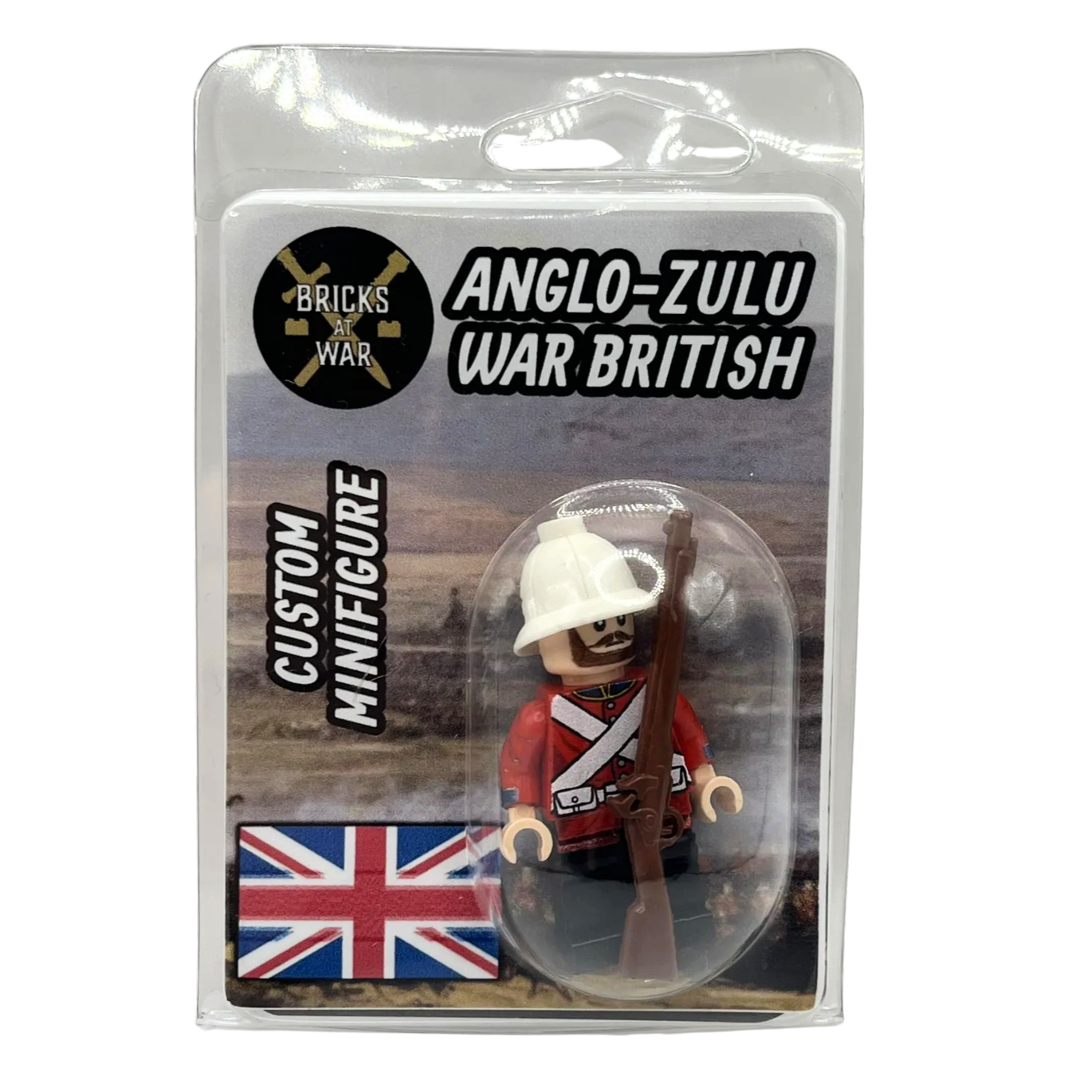 British Soldier (Anglo-Zulu War) Custom Minifigure - Bricks At War