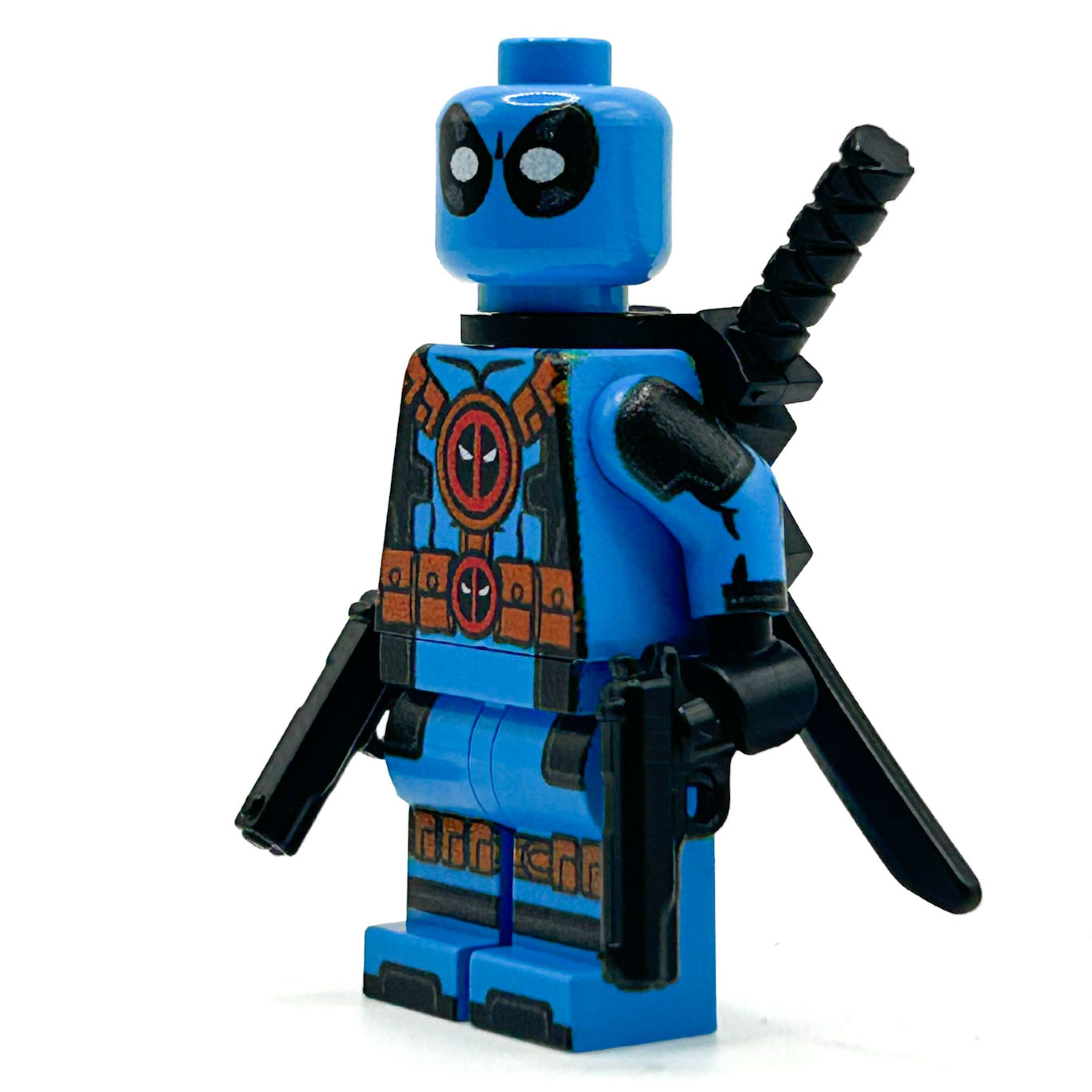 MERC (Dark Azure) Minifig made using LEGO parts