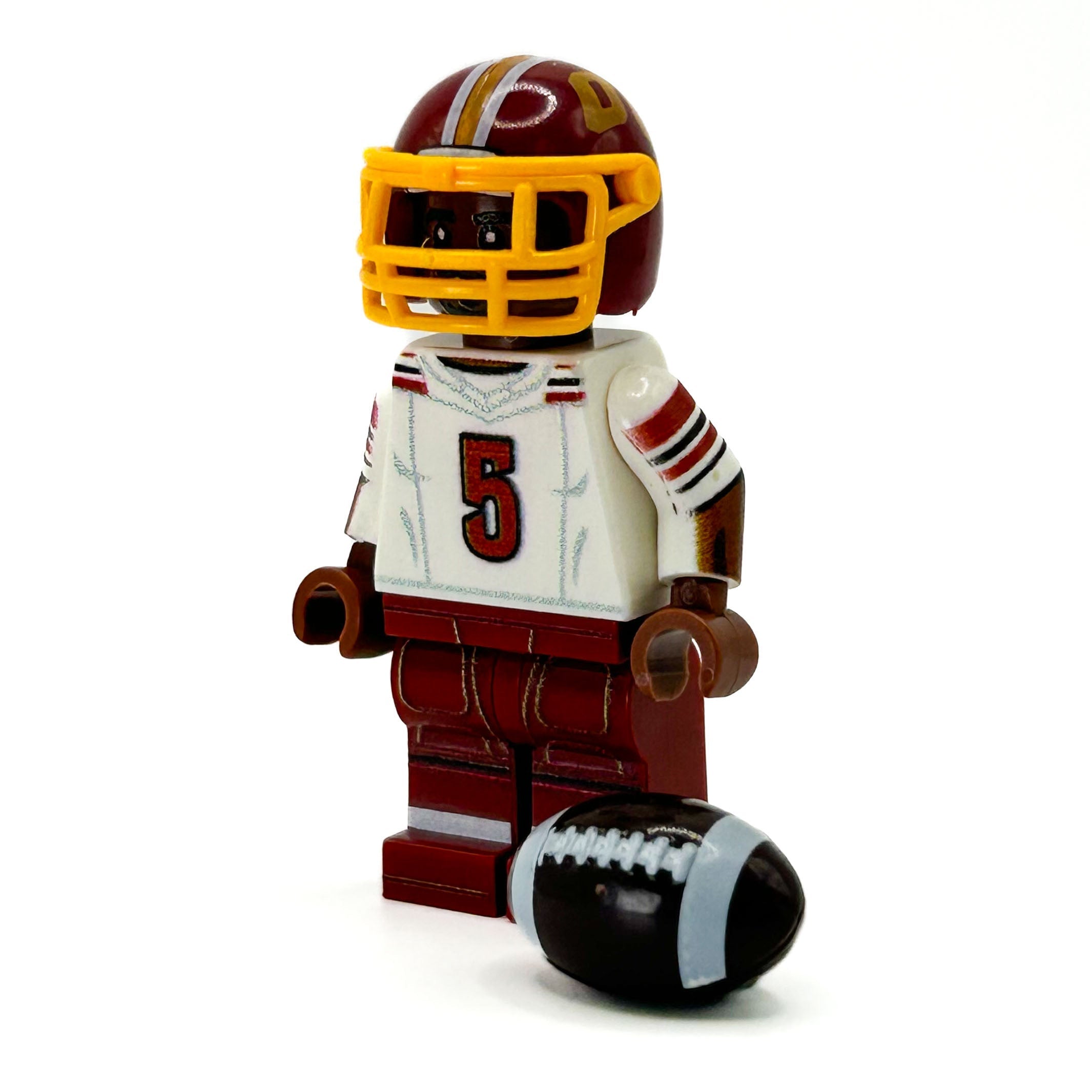 #5 QB Jayden Washington Football Player Minifig  - B3 Customs