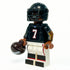 #7 RB Atlanta Football Player Minifig made using LEGO parts