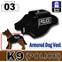 Direct Printed K9 Police Dog Tactical Body Armor