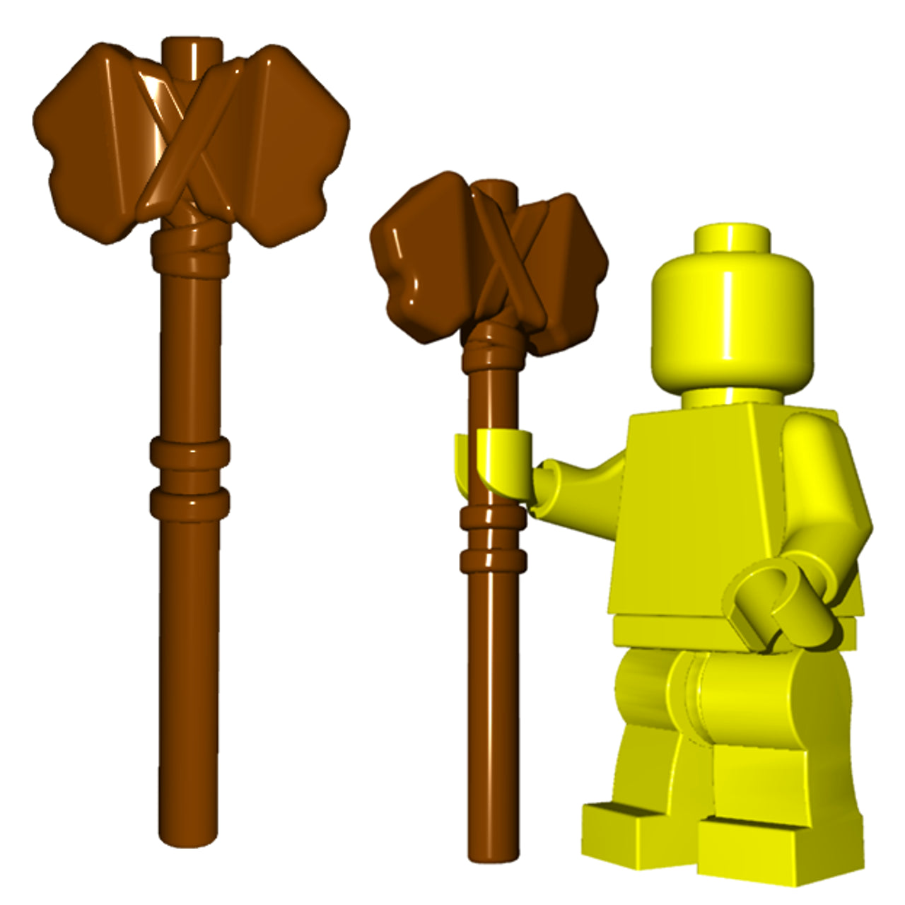 Barbarian War Hammer - Brick Warriors for LEGO minifigs
