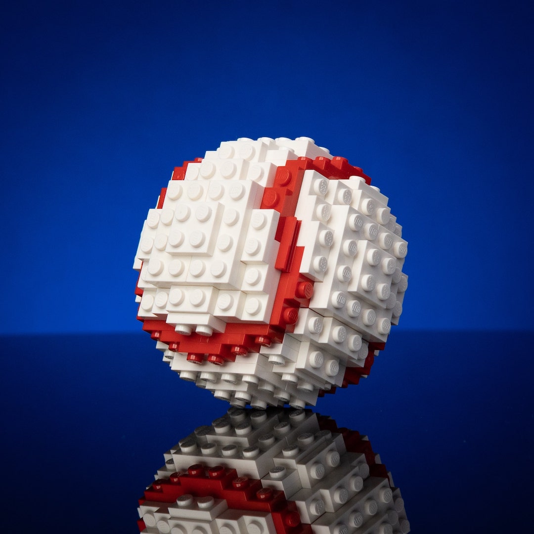 Baseball Life-Sized Replica made using LEGO parts