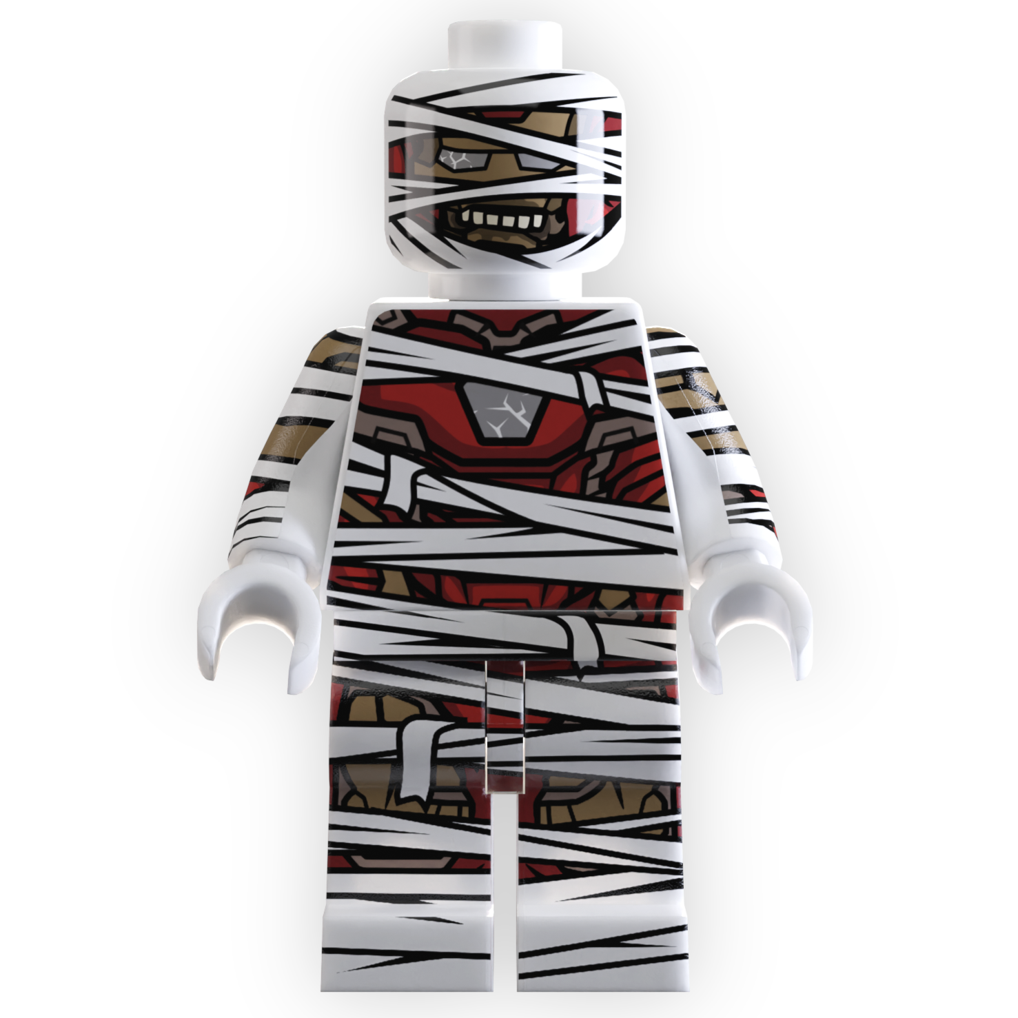 IRON MUMMY Minifig made using LEGO parts
