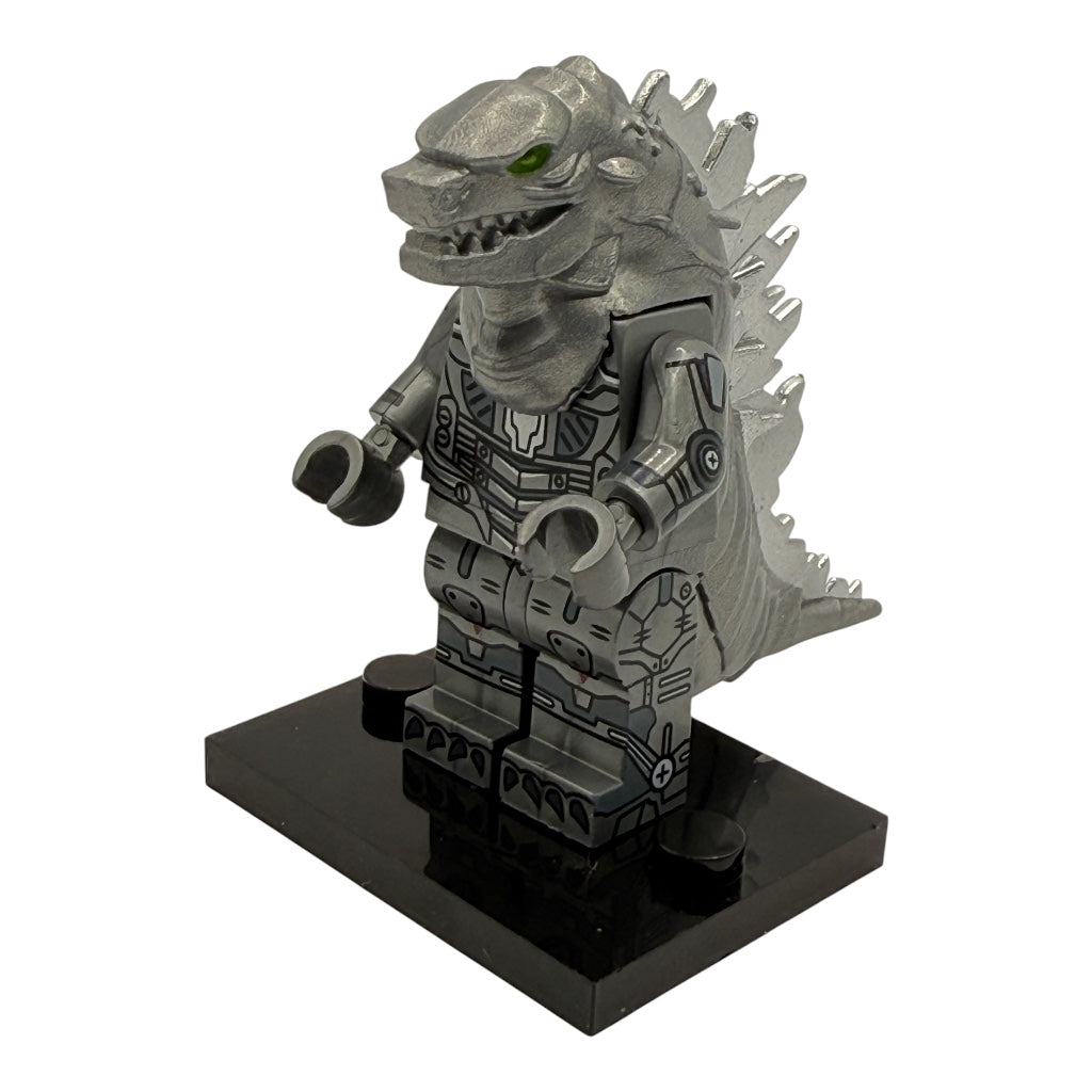 Metallic Silver + Godzilla Minifig