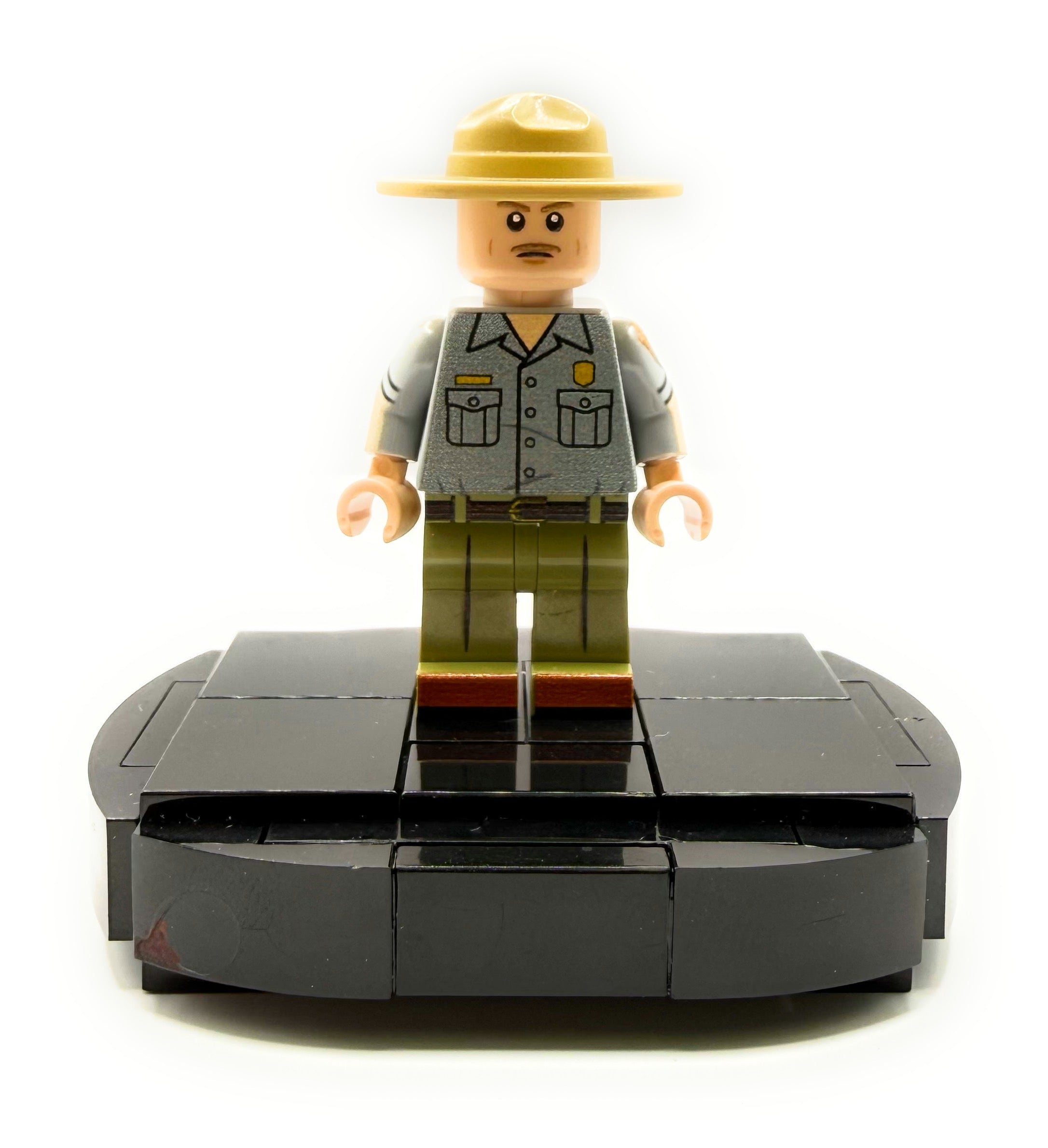 Custom Park Ranger Minifigure made using LEGO parts - Bricks At War