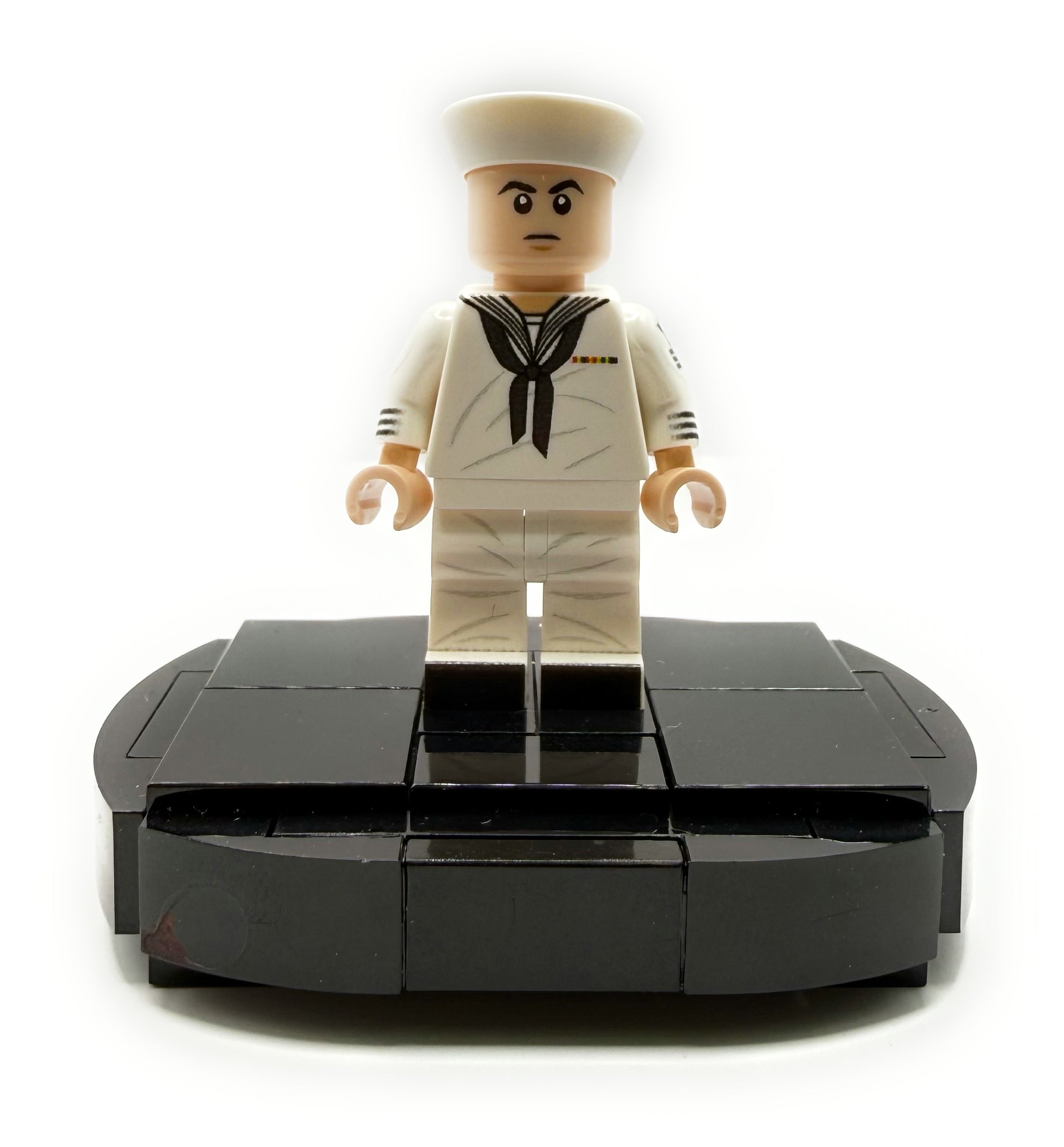 Custom WWII Sailor Minifigure made using LEGO parts - Bricks At War