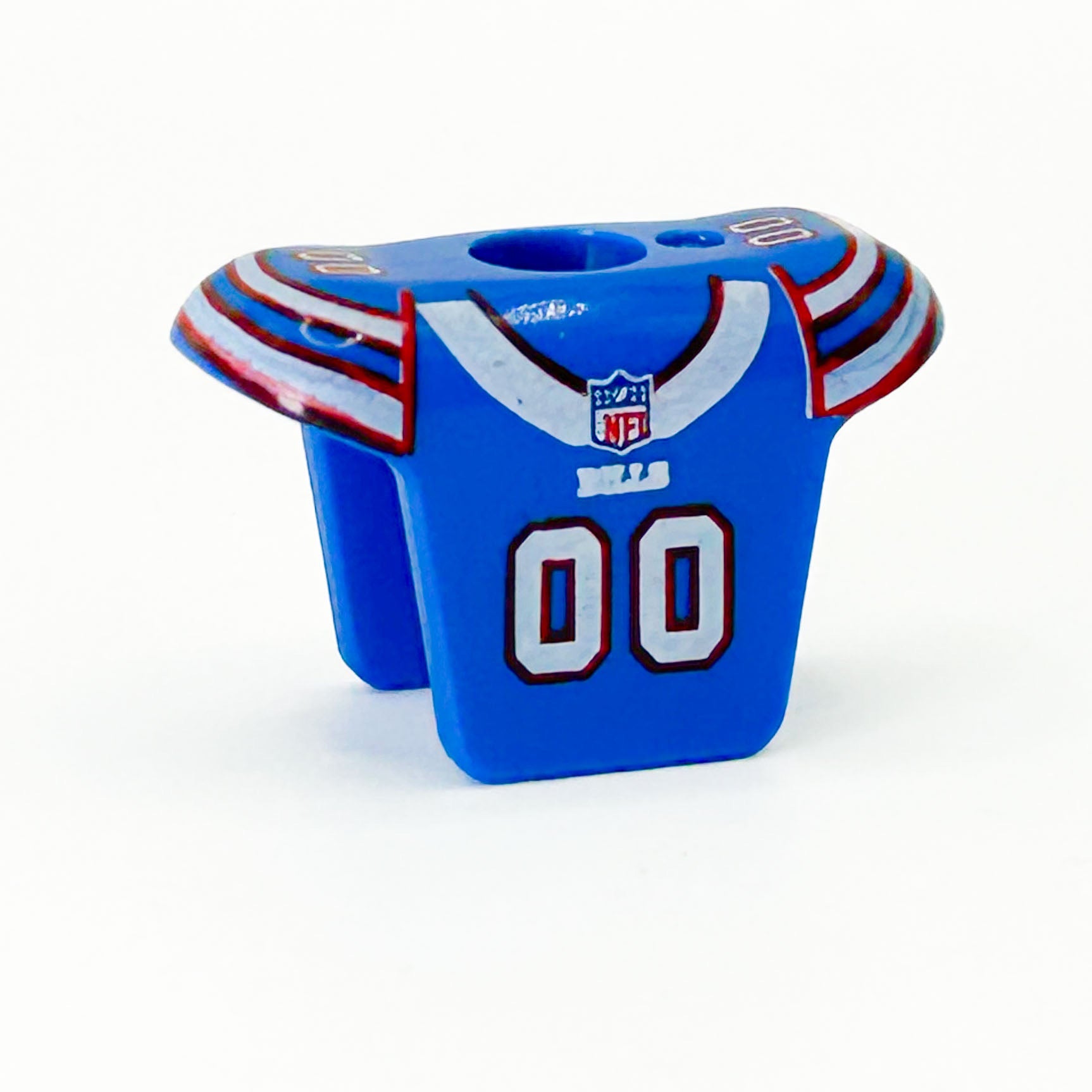 Bills Football Shoulder Pads Minifig Torso - LEGO Compatible