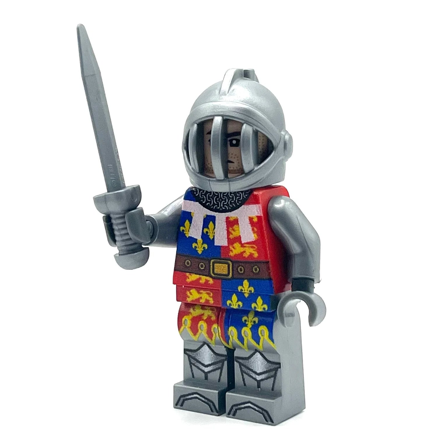 Custom Edward the Black Minifigure made using LEGO parts - Bricks at War