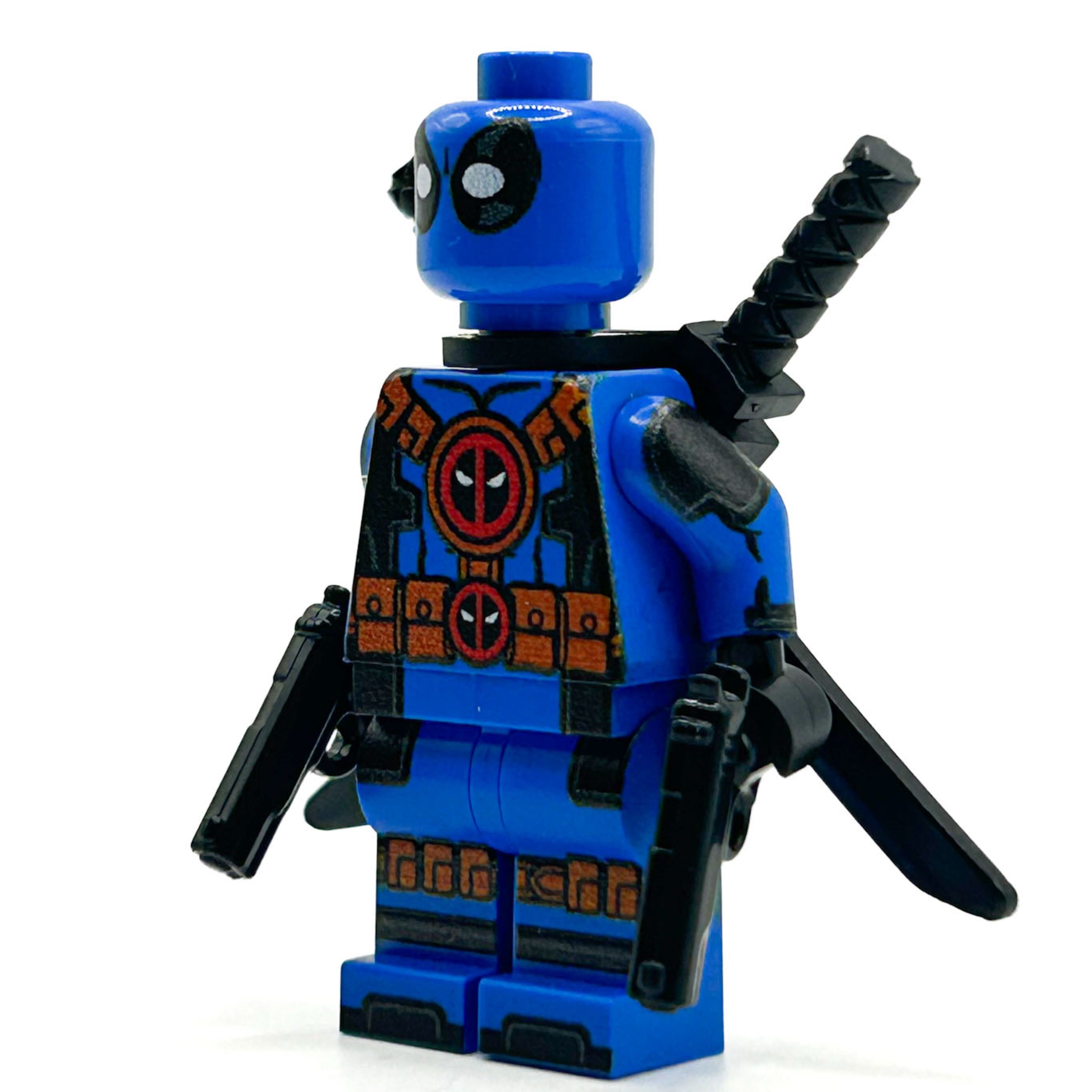 MERC (Blue) Minifig made using LEGO parts