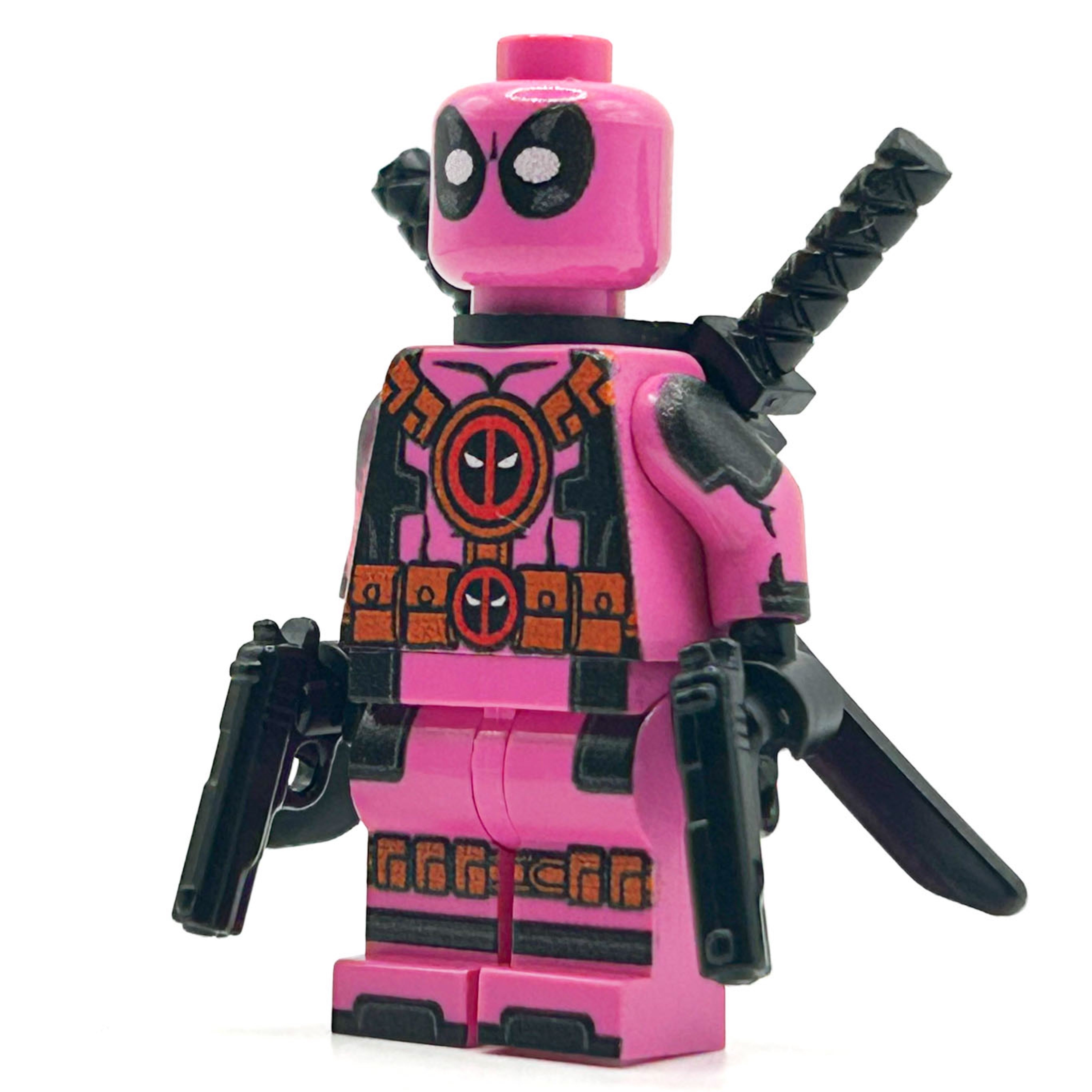MERC (Pink) Minifig made using LEGO parts