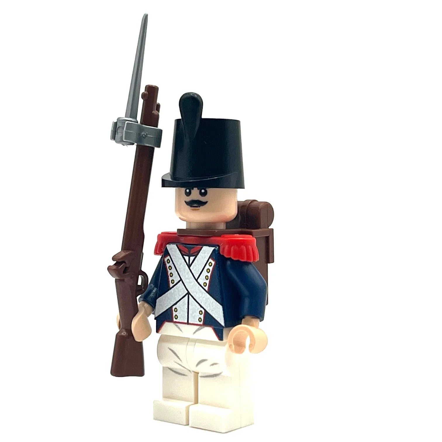 Custom Napoleonic French Soldier Minifigure - Bricks At War