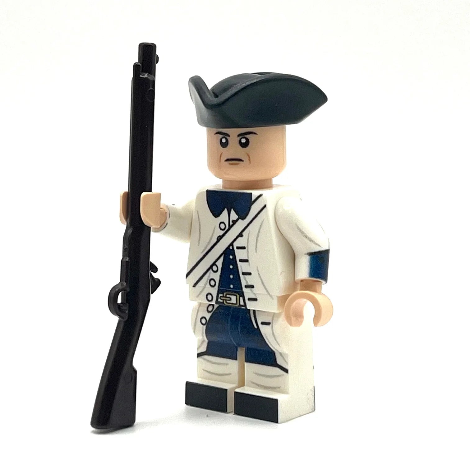 Custom Revolutionary War French Soldier Minifigure - Bricks At War