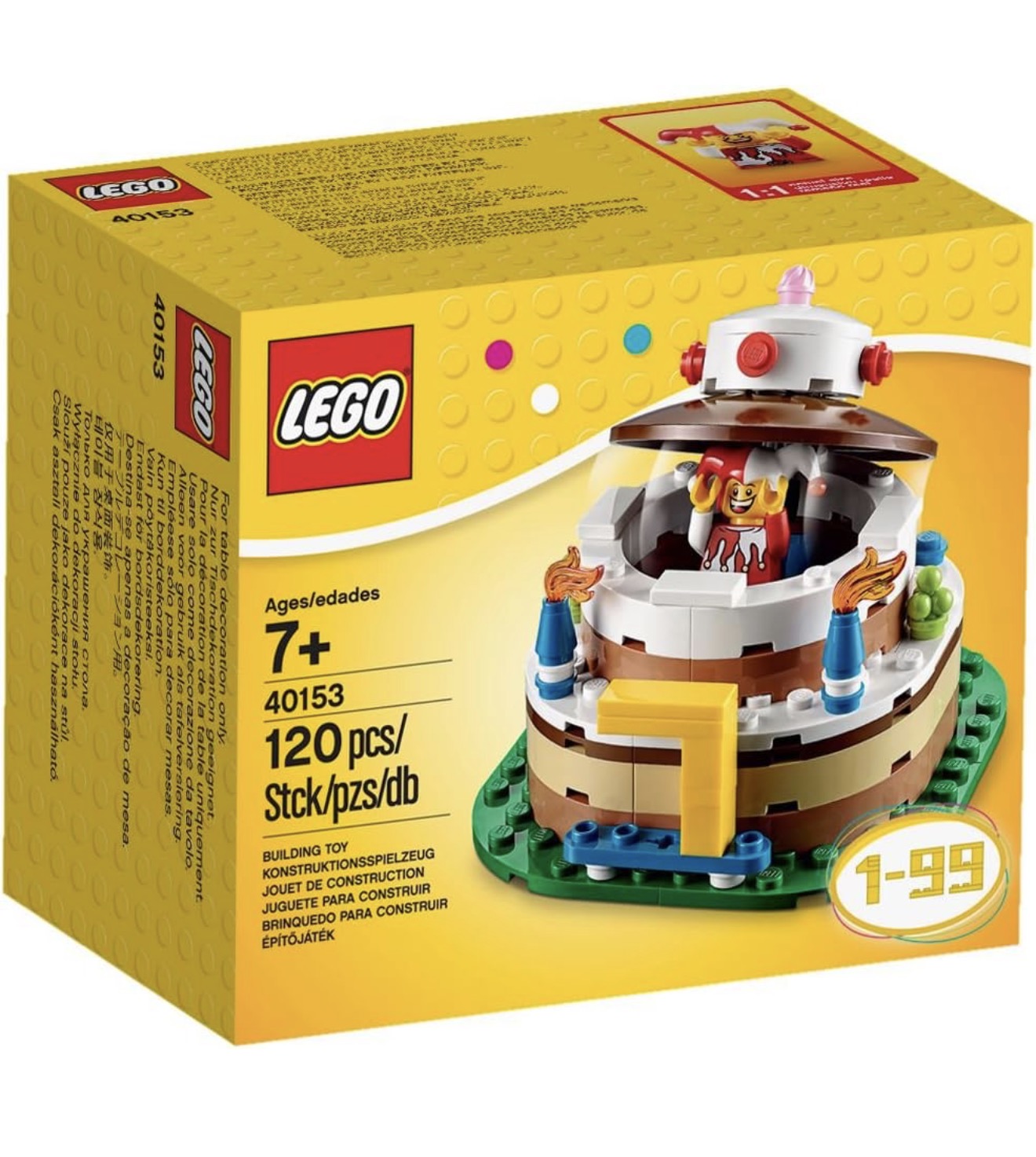 LEGO Birthday Decoration Cake Set (40153)