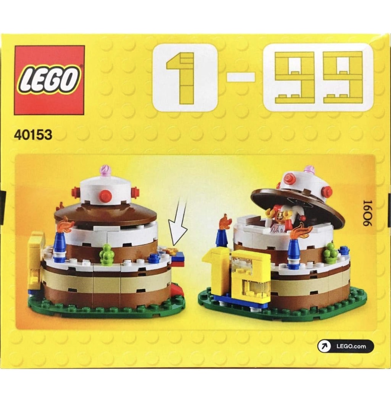 LEGO Birthday Decoration Cake Set (40153)