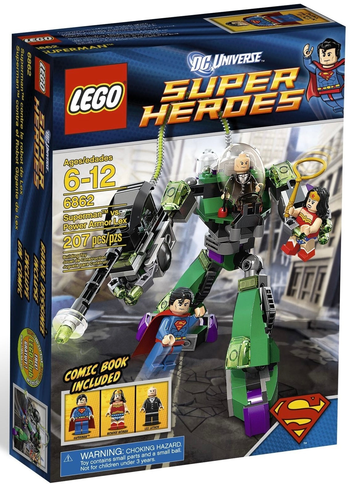 LEGO DC Universe Superman vs. Power Armor Lex Set (6862)