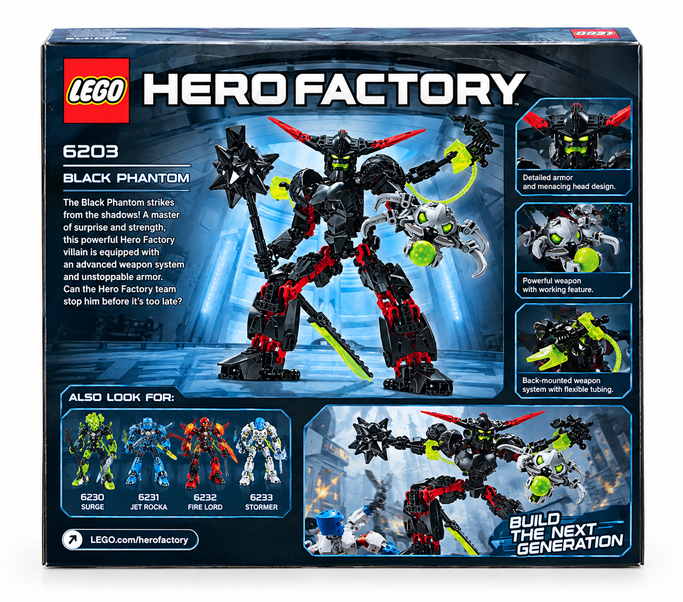 LEGO Hero Factory Black Phantom Set (6203)