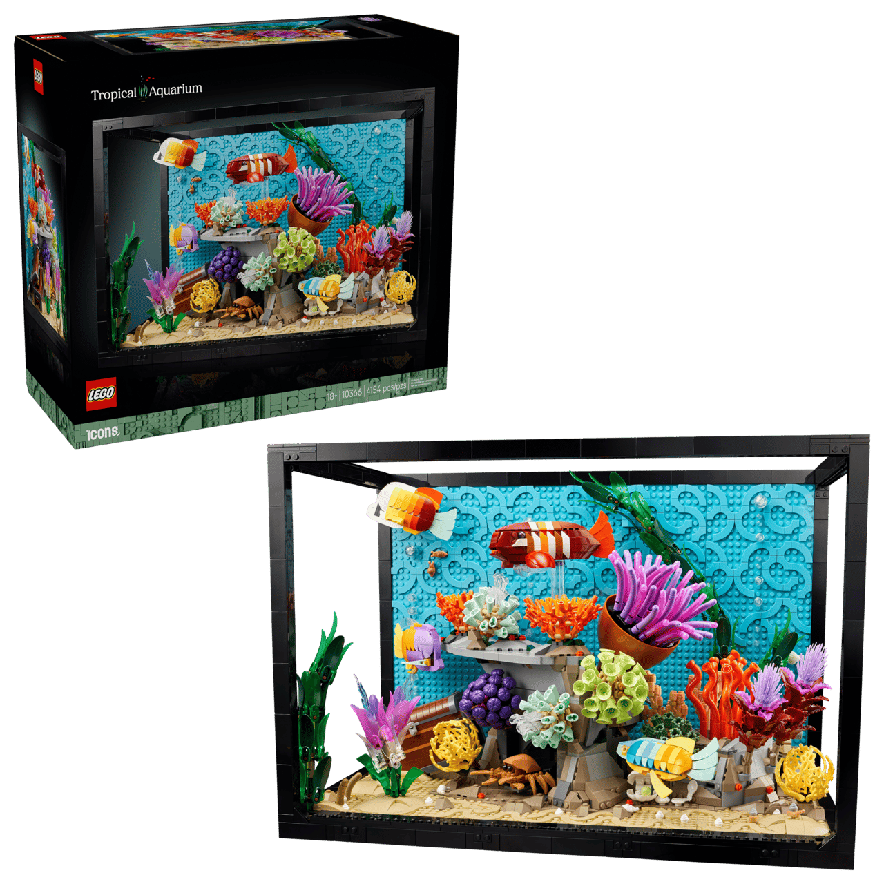 LEGO Icons Tropical Aquarium Set (10366)