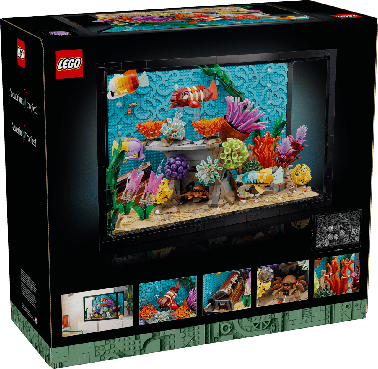 LEGO Icons Tropical Aquarium Set (10366)