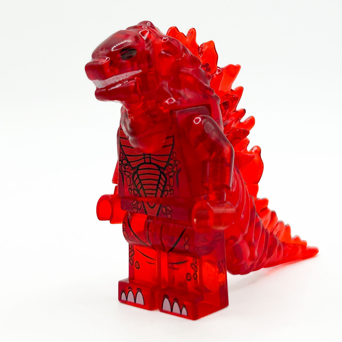 Trans-Red Crystal Godzilla Minifig