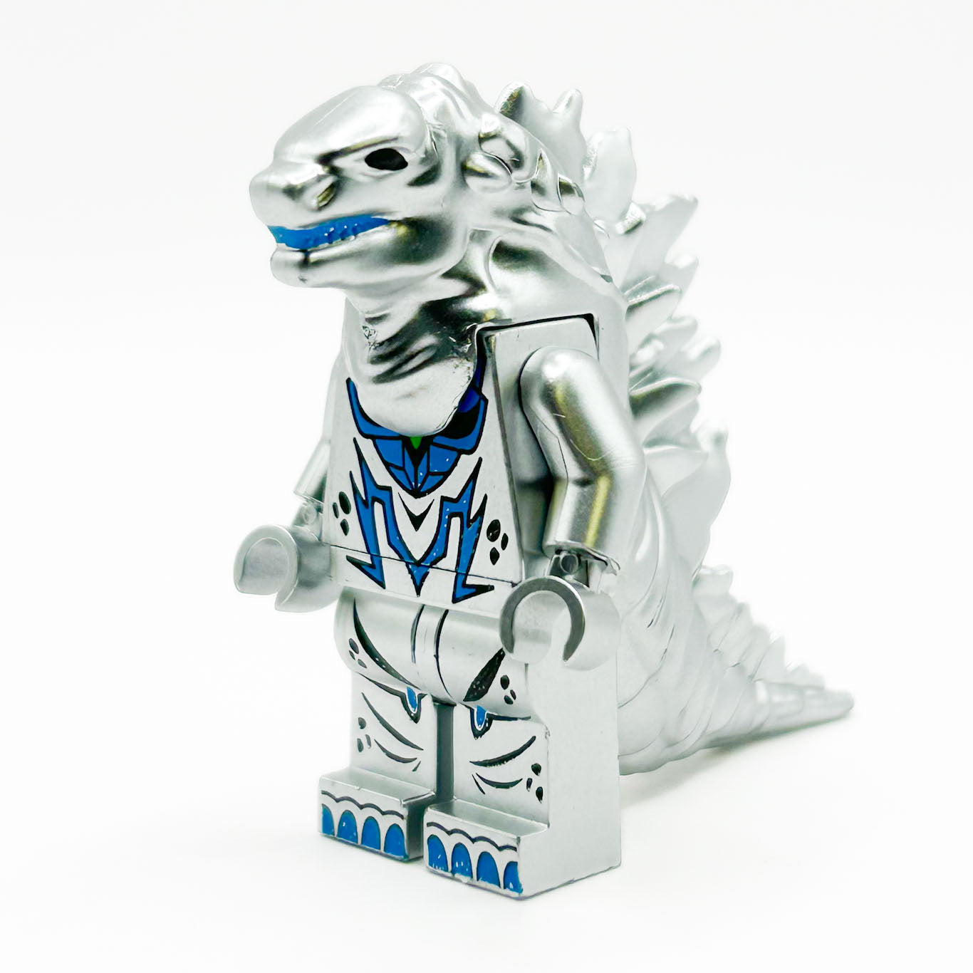 Silver Godzilla Minifig
