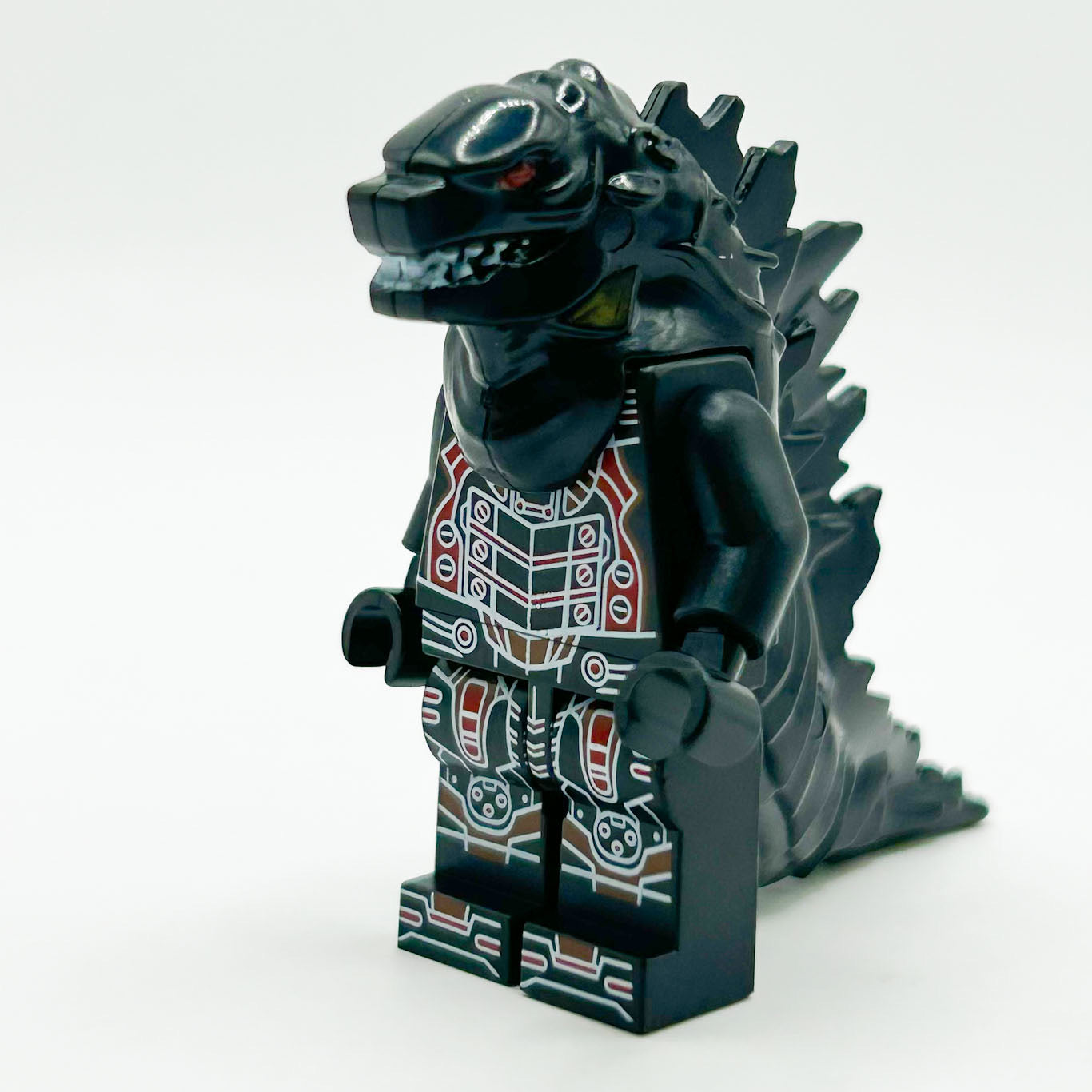 Black w/ White Markings Godzilla Minifig