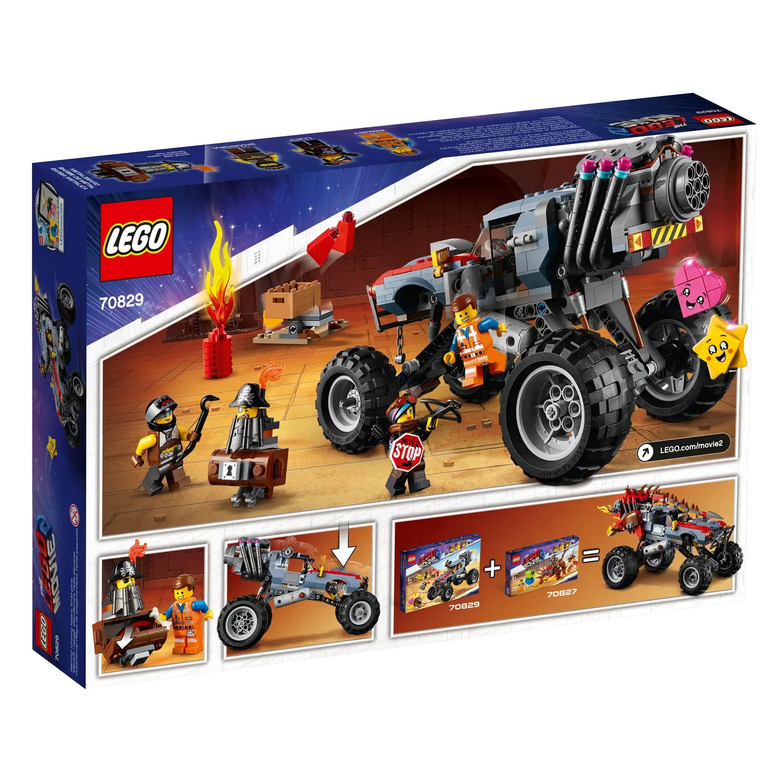 LEGO Emmet and Lucy’s Escape Buggy! Set (70829)