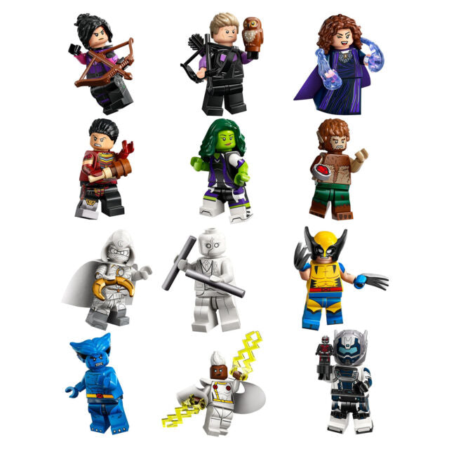 Complete Set of 12 LEGO Marvel Collectible Minifigures 71039 (2023)